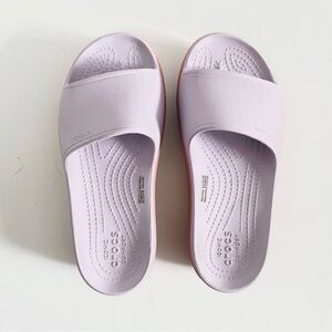 CROCS Crocband Platform Slide Sandals